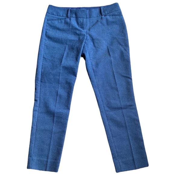 The Limited Pants - The Limited Women’s Navy Blue Ankle Length Dress Pants